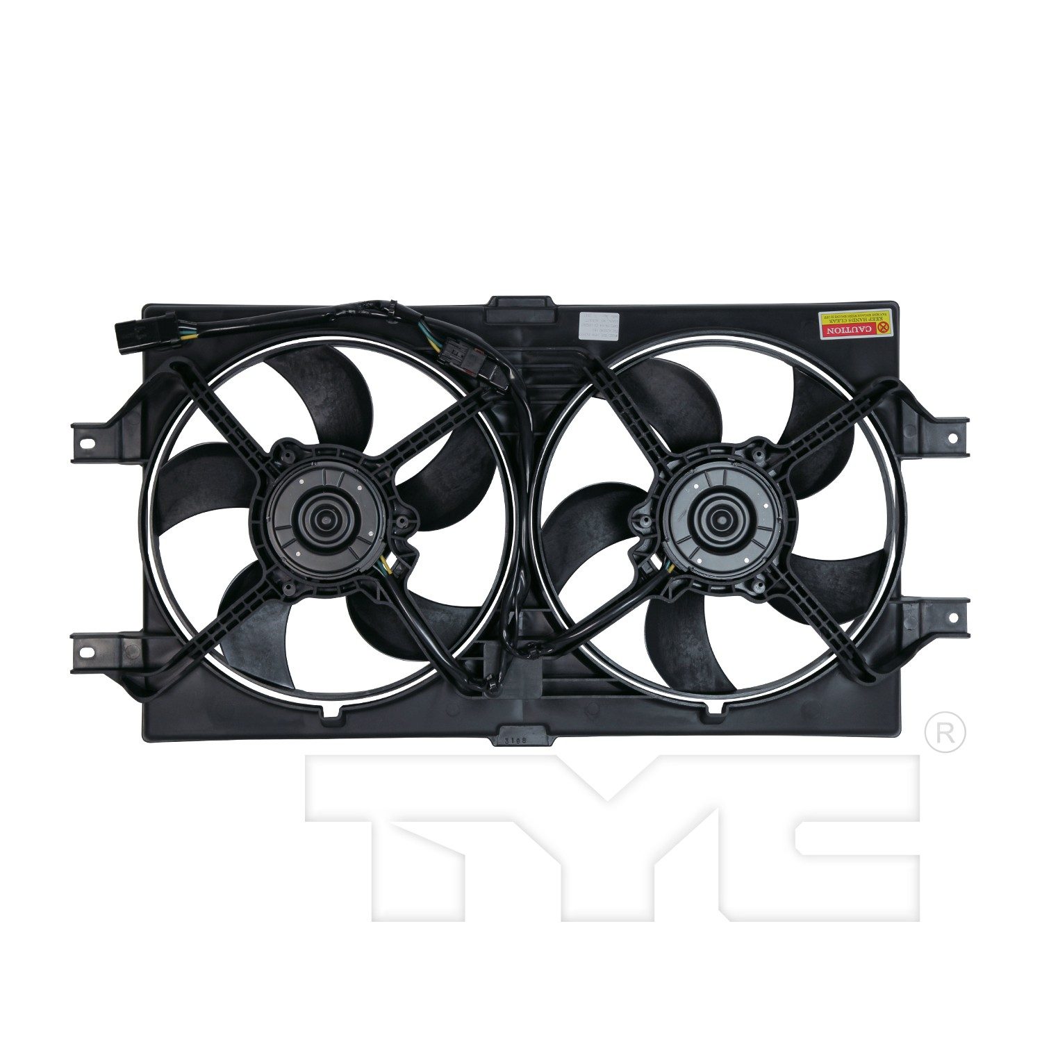 TYC Dual Radiator and Condenser Fan Assembly — image 2