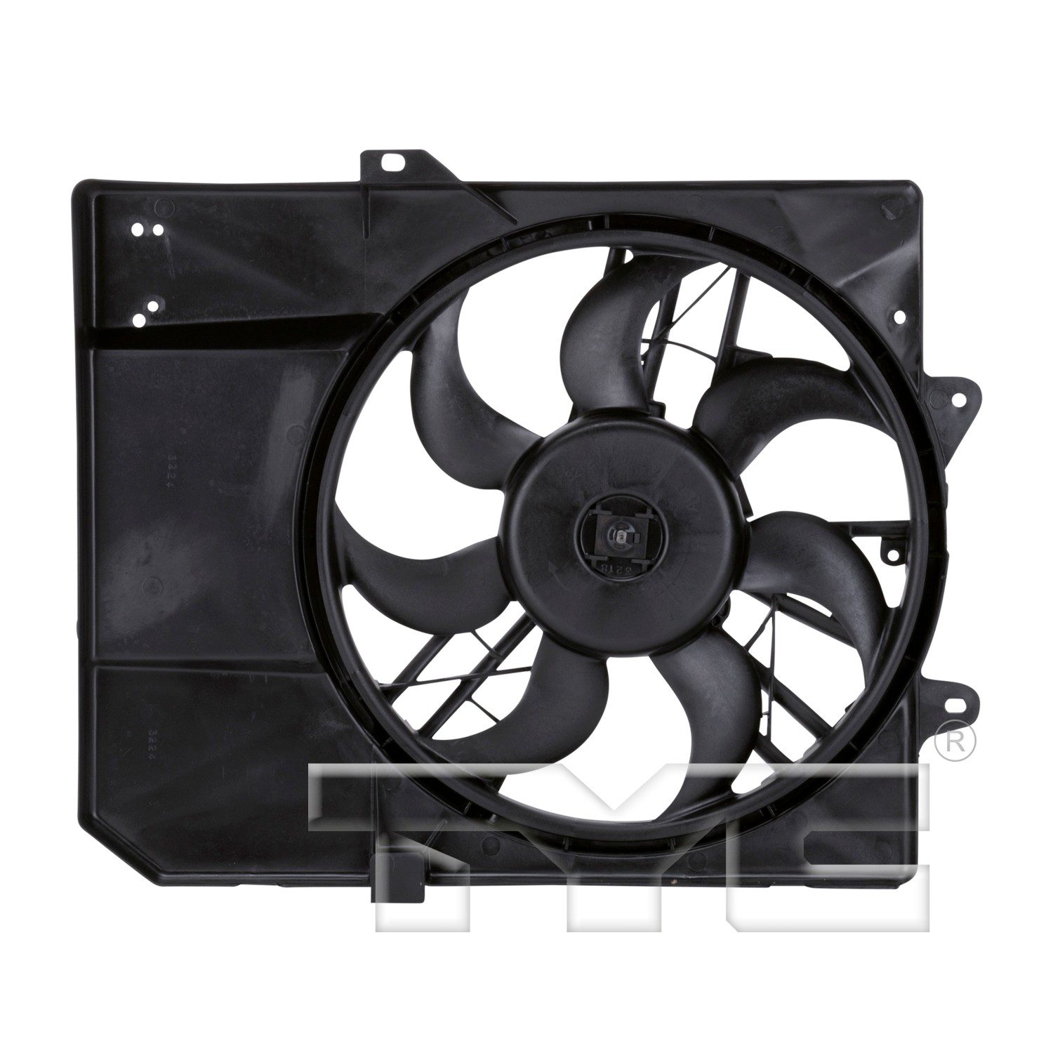 TYC Dual Radiator and Condenser Fan Assembly