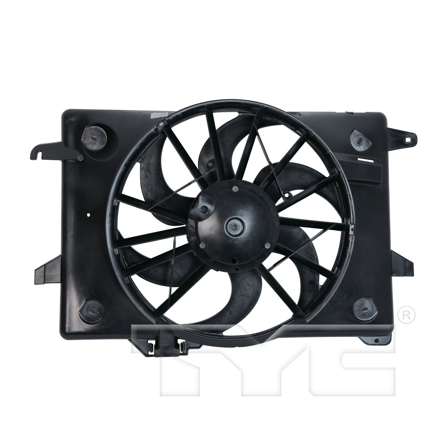 TYC Dual Radiator and Condenser Fan Assembly — image 2