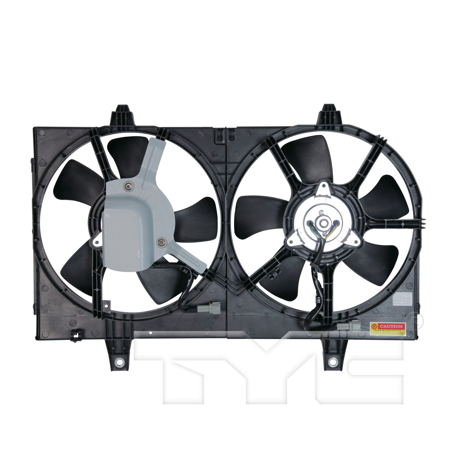 TYC Dual Radiator and Condenser Fan Assembly — image 2