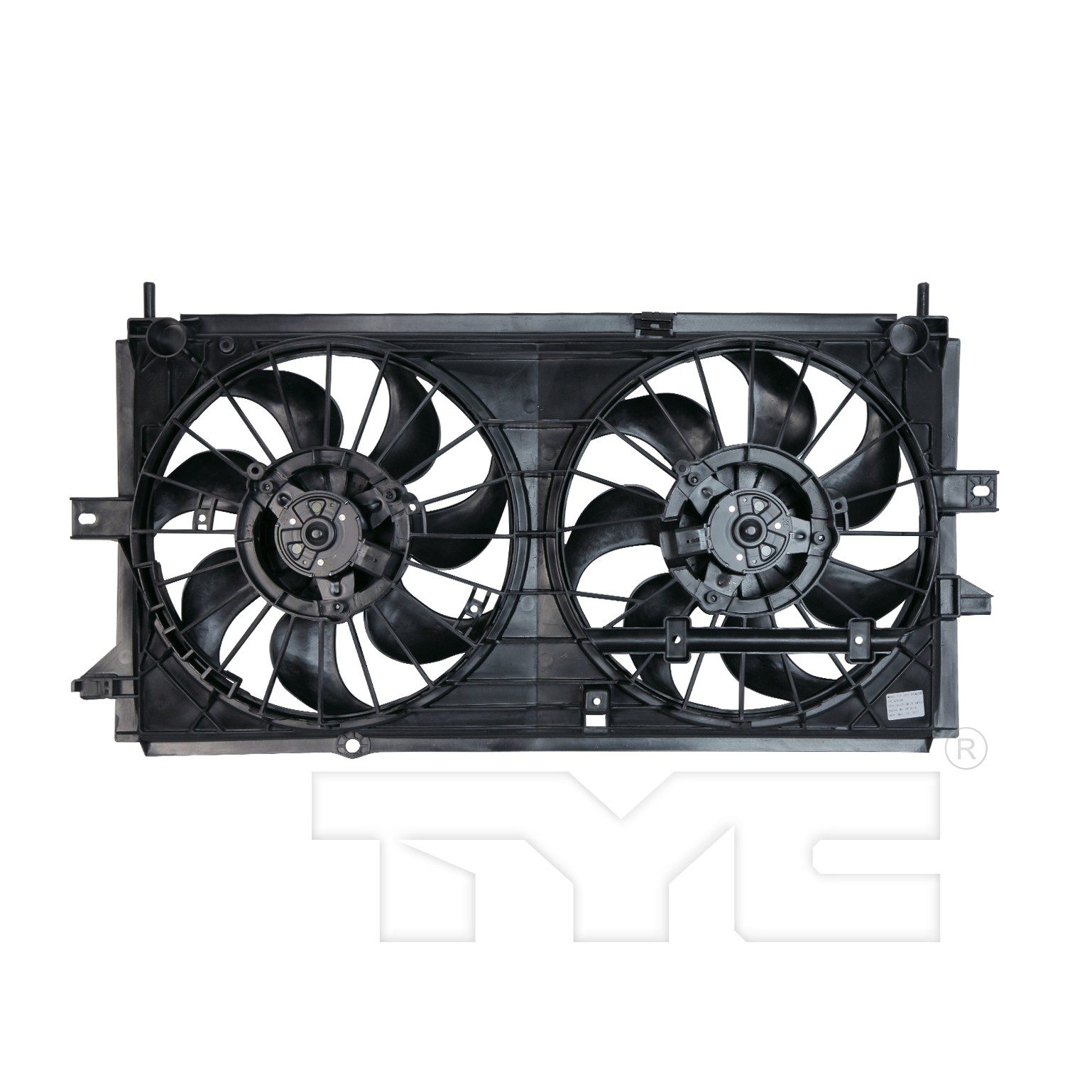 TYC Dual Radiator and Condenser Fan Assembly — image 2