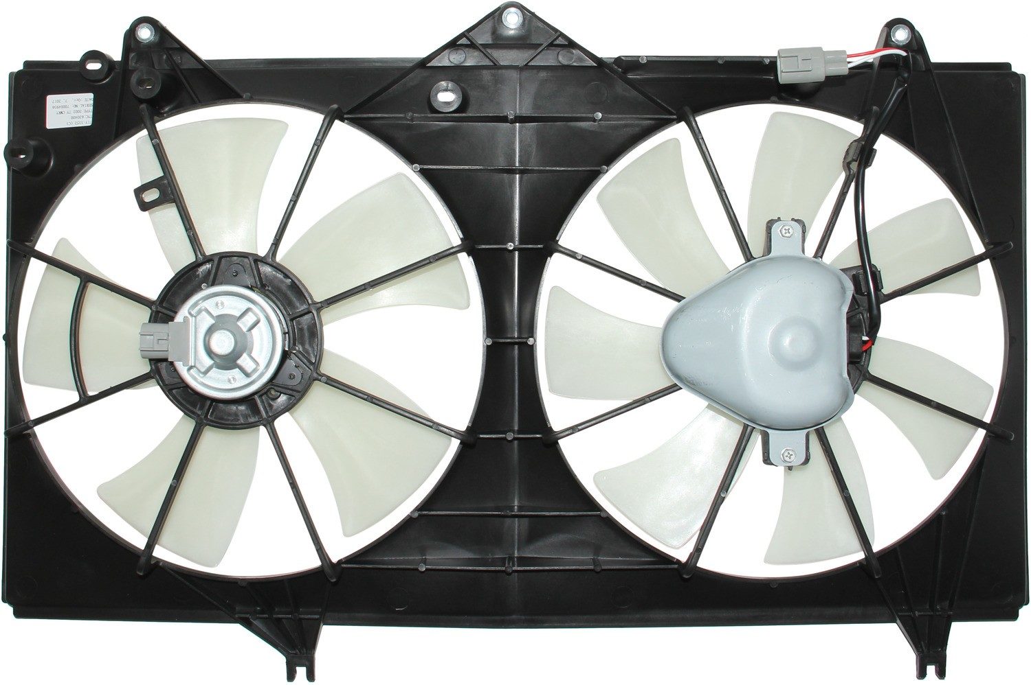 TYC Dual Radiator and Condenser Fan Assembly — image 5