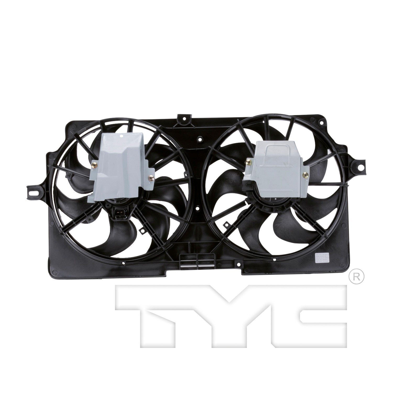 TYC Dual Radiator and Condenser Fan Assembly — image 2