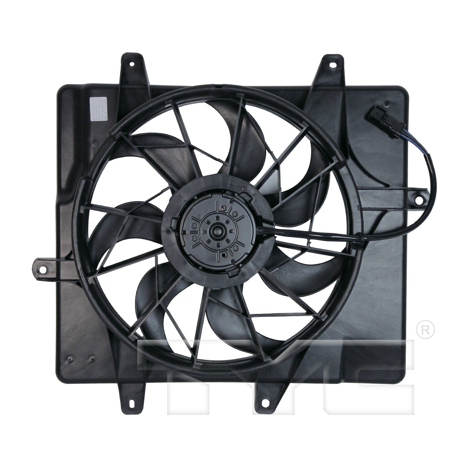 TYC Dual Radiator and Condenser Fan Assembly — image 2