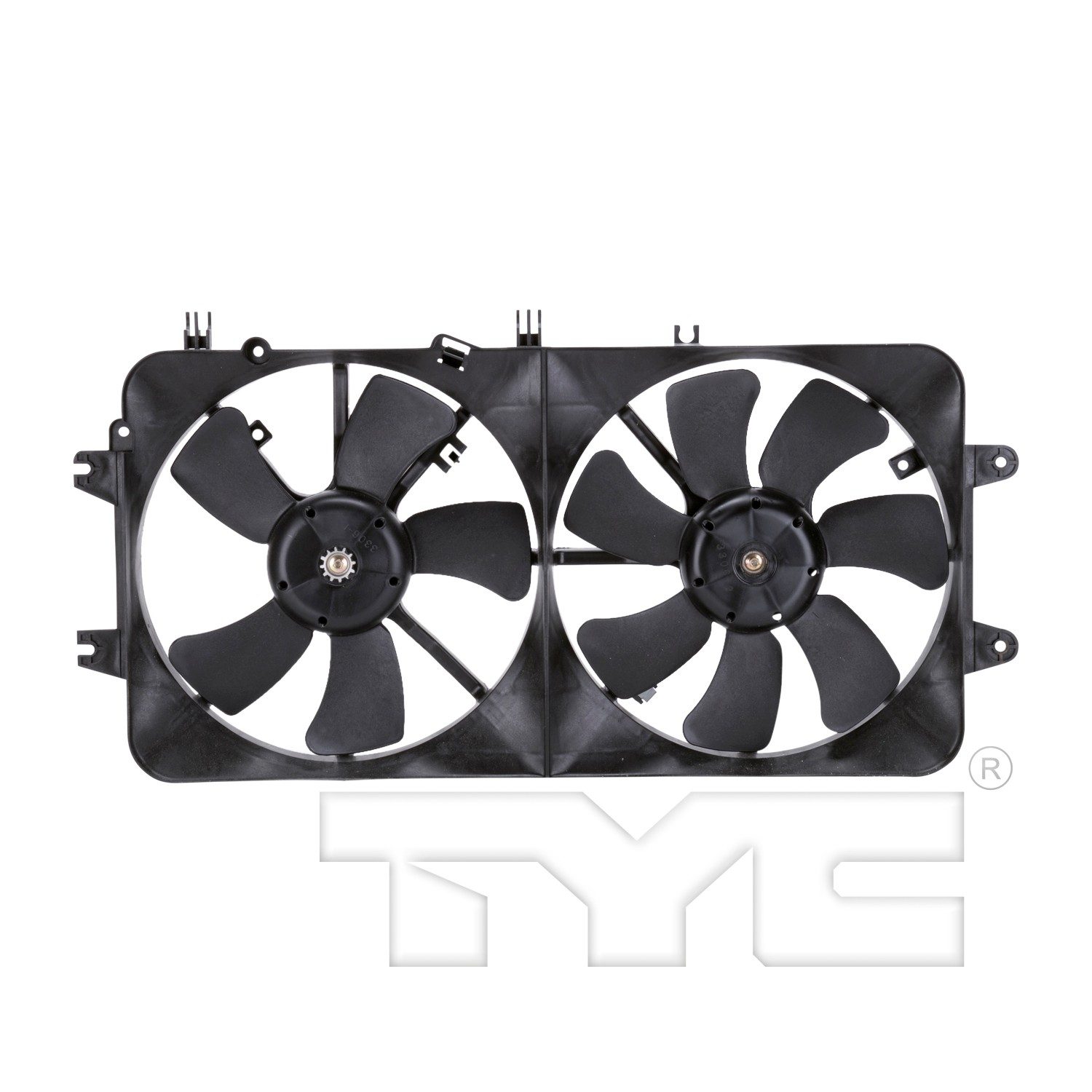 TYC Dual Radiator and Condenser Fan Assembly