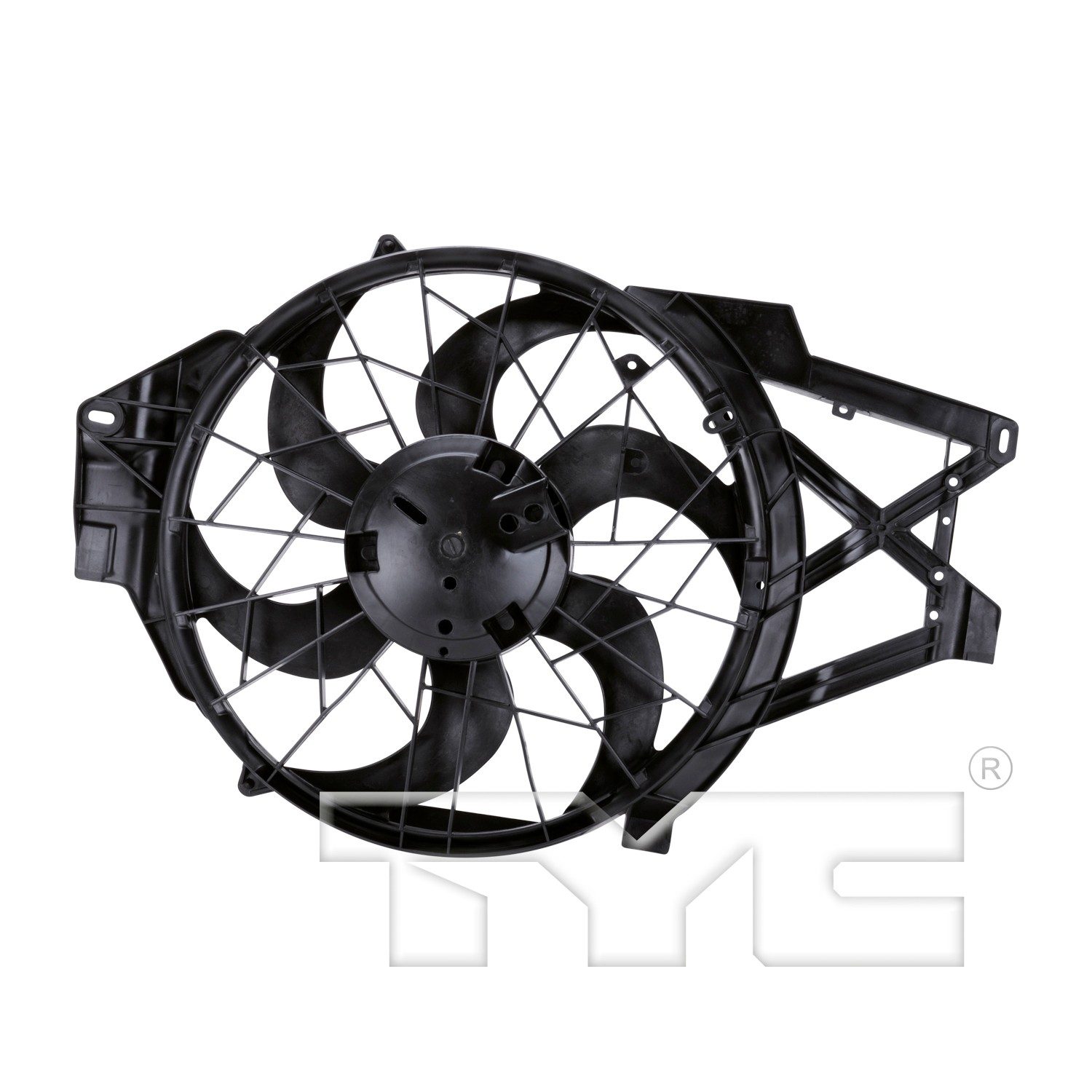 TYC Dual Radiator and Condenser Fan Assembly — image 2