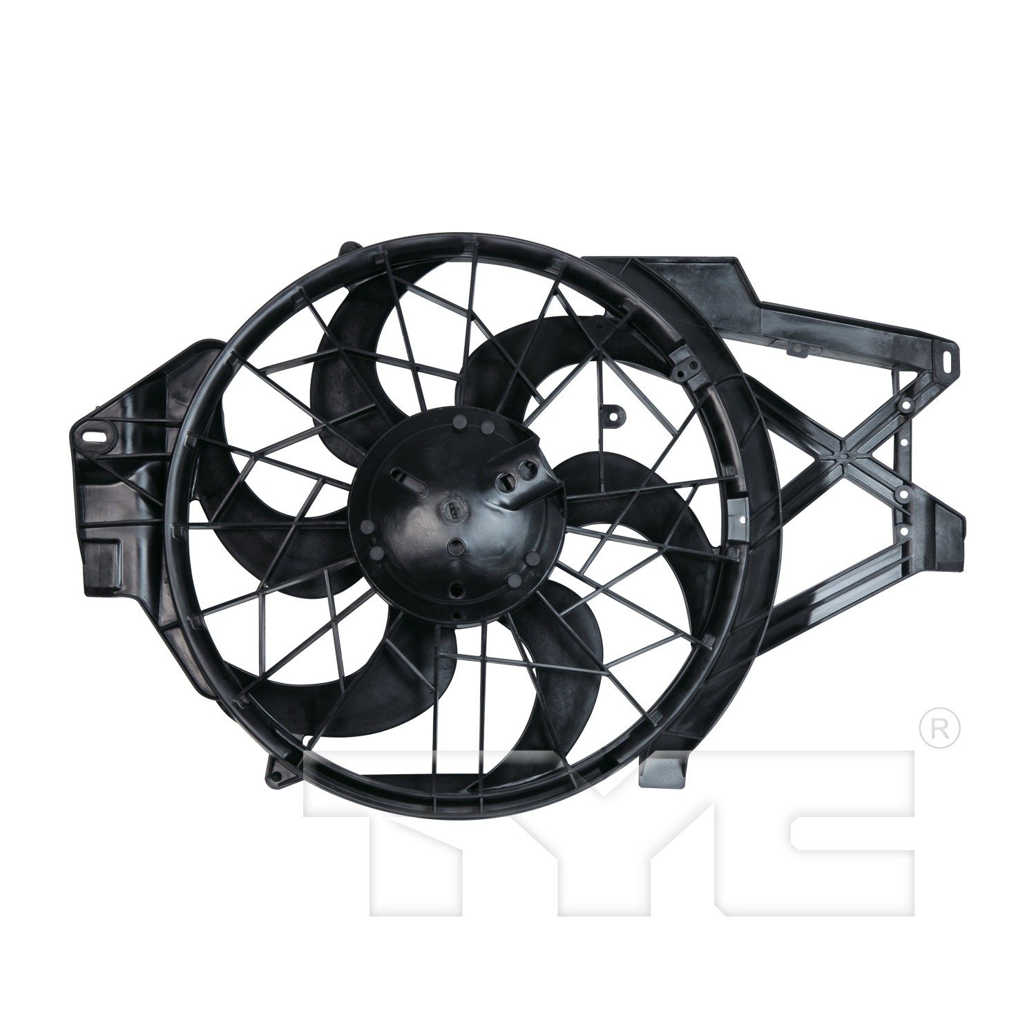 TYC Dual Radiator and Condenser Fan Assembly — image 2