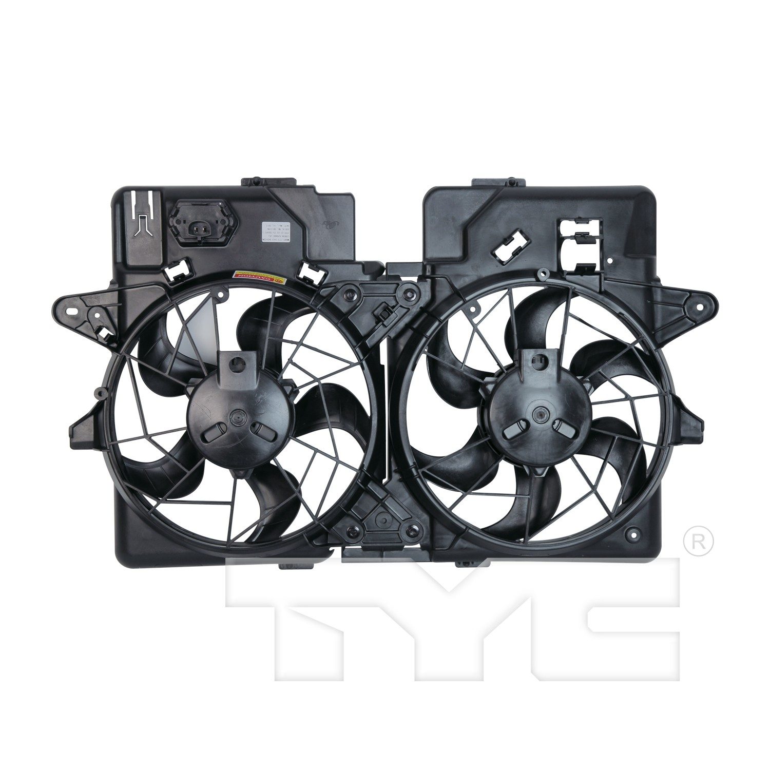 TYC Dual Radiator and Condenser Fan Assembly — image 2
