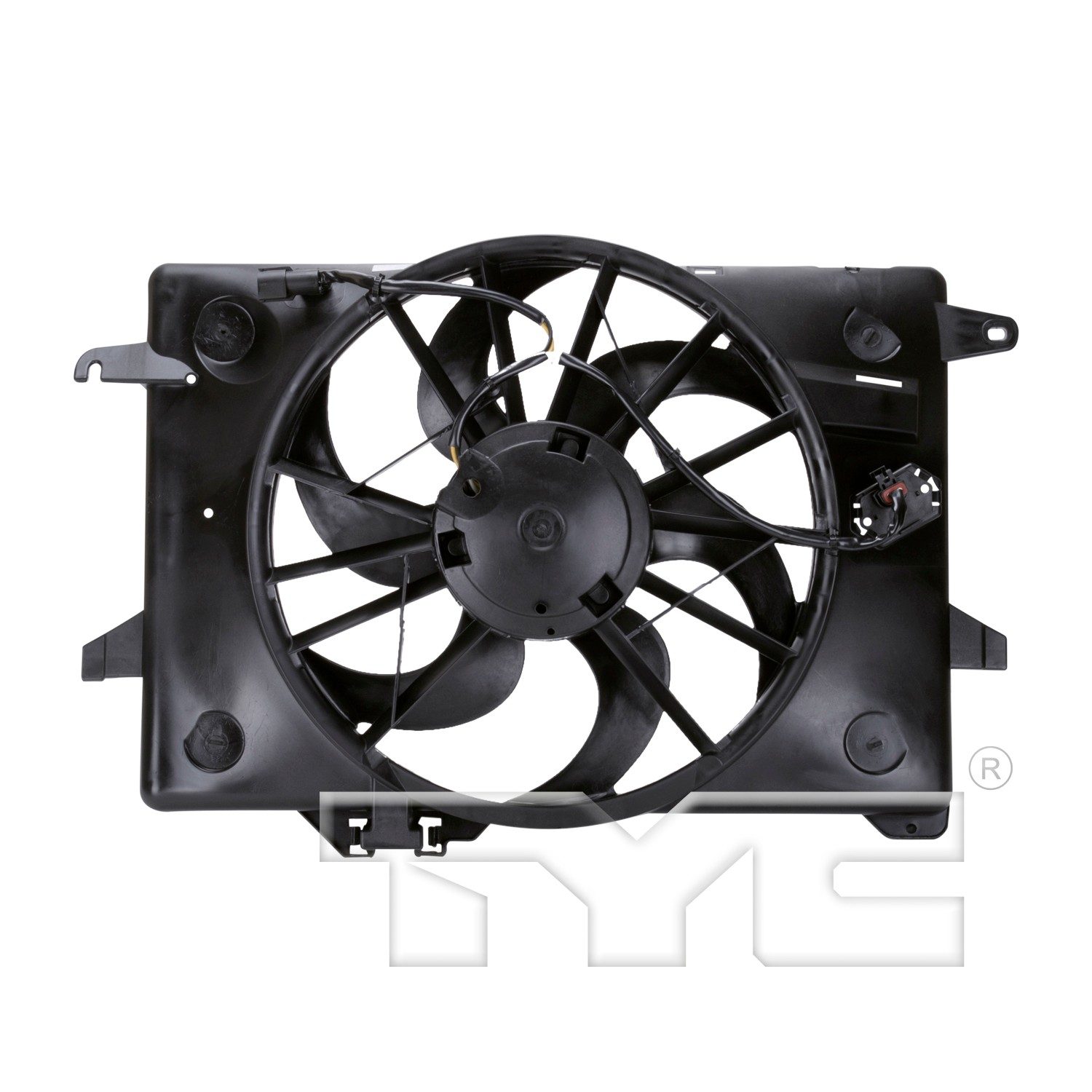 TYC Dual Radiator and Condenser Fan Assembly — image 2