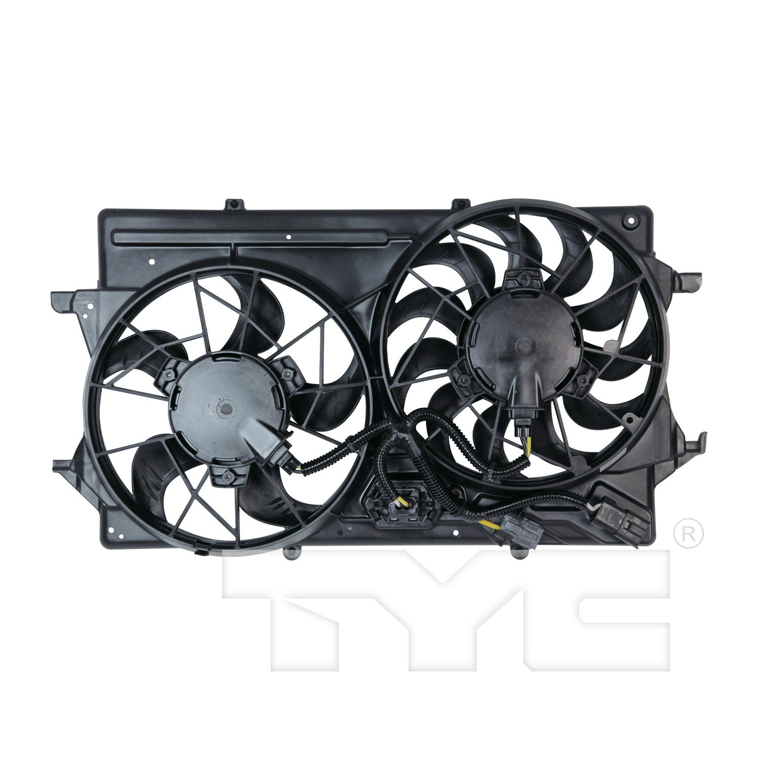 TYC Dual Radiator and Condenser Fan Assembly — image 2