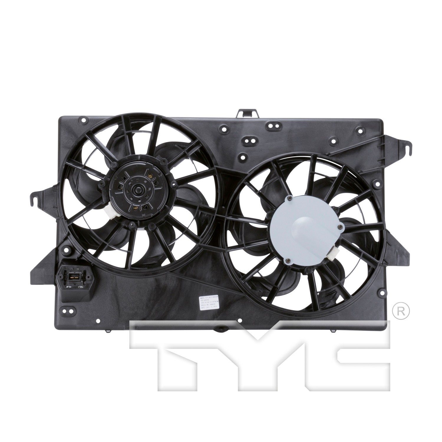TYC Dual Radiator and Condenser Fan Assembly — image 2