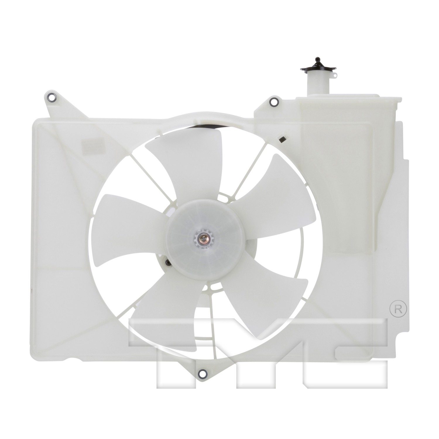 TYC Dual Radiator and Condenser Fan Assembly