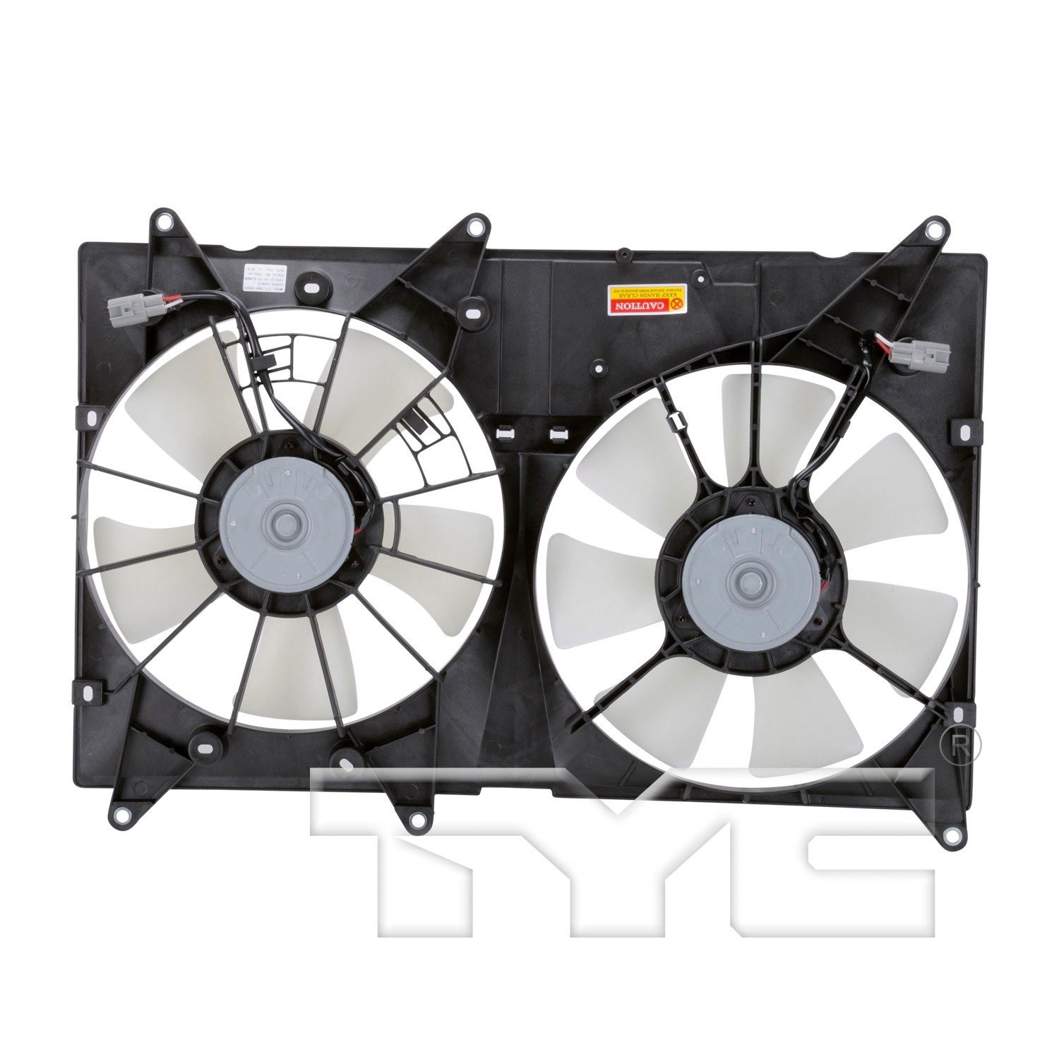 TYC Dual Radiator and Condenser Fan Assembly — image 2