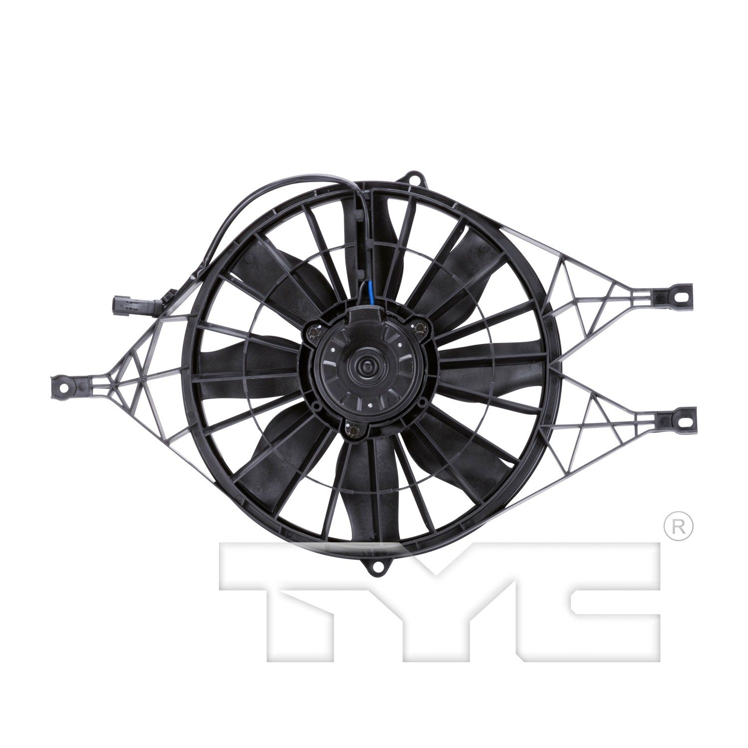TYC Dual Radiator and Condenser Fan Assembly — image 2