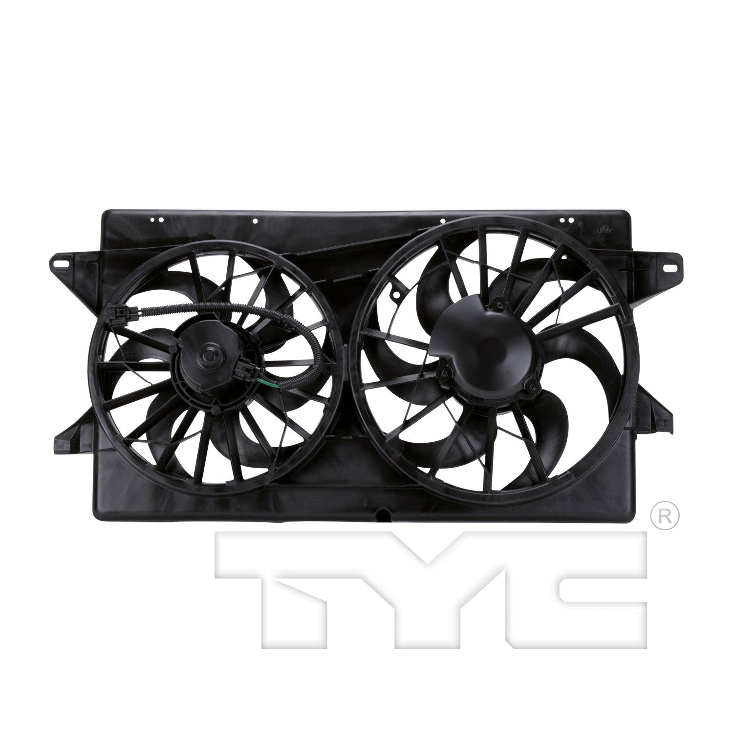 TYC Dual Radiator and Condenser Fan Assembly — image 2