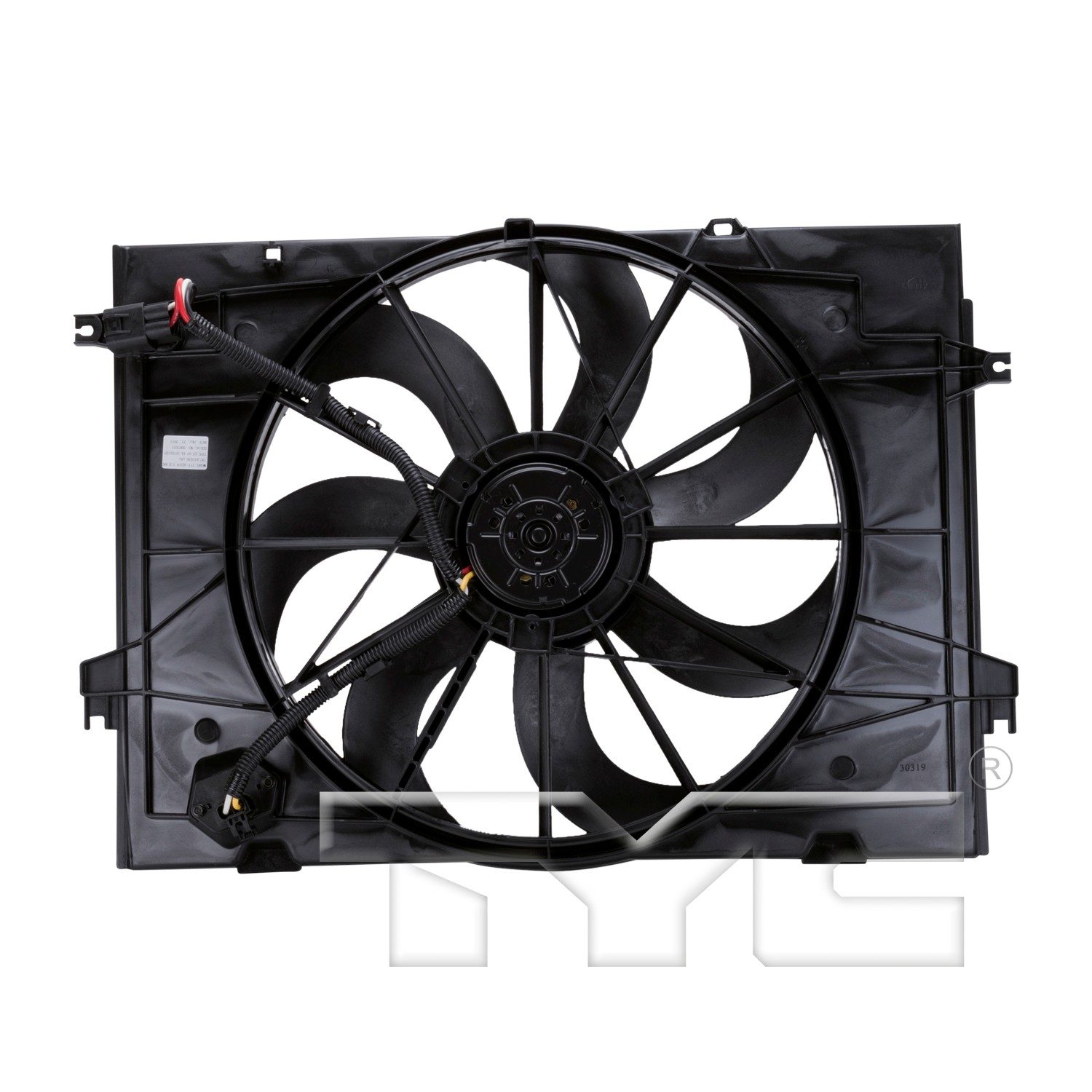 TYC Dual Radiator and Condenser Fan Assembly — image 2