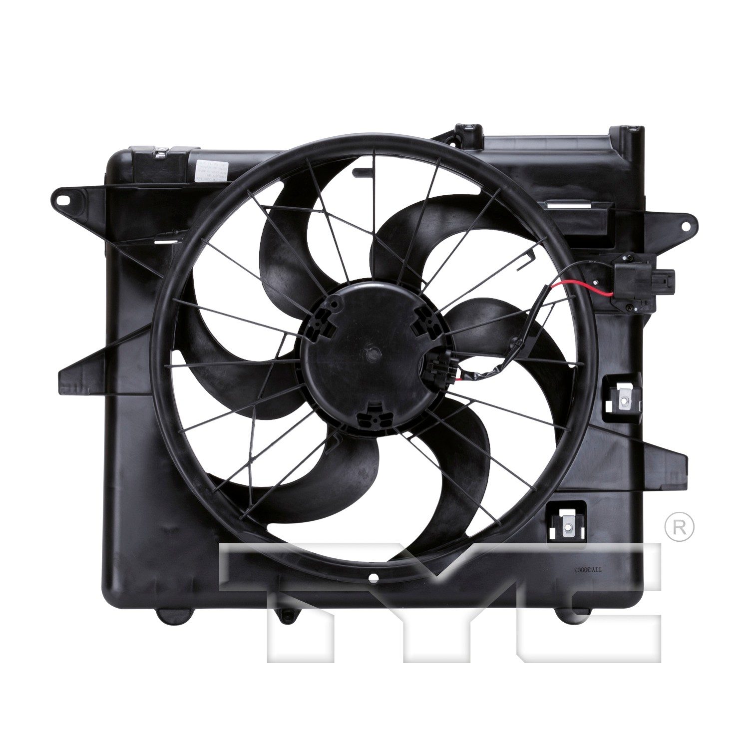 TYC Dual Radiator and Condenser Fan Assembly — image 2