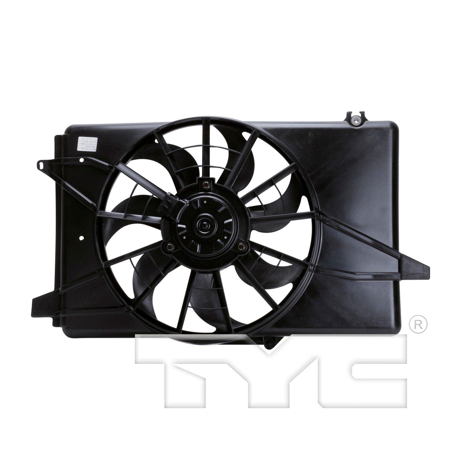 TYC Dual Radiator and Condenser Fan Assembly — image 2
