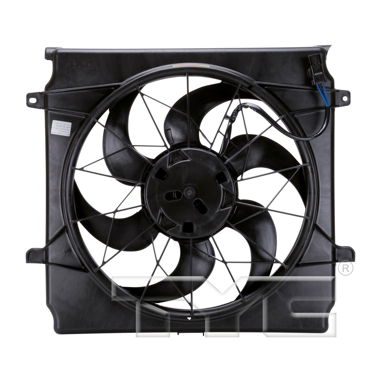 TYC Dual Radiator and Condenser Fan Assembly — image 2