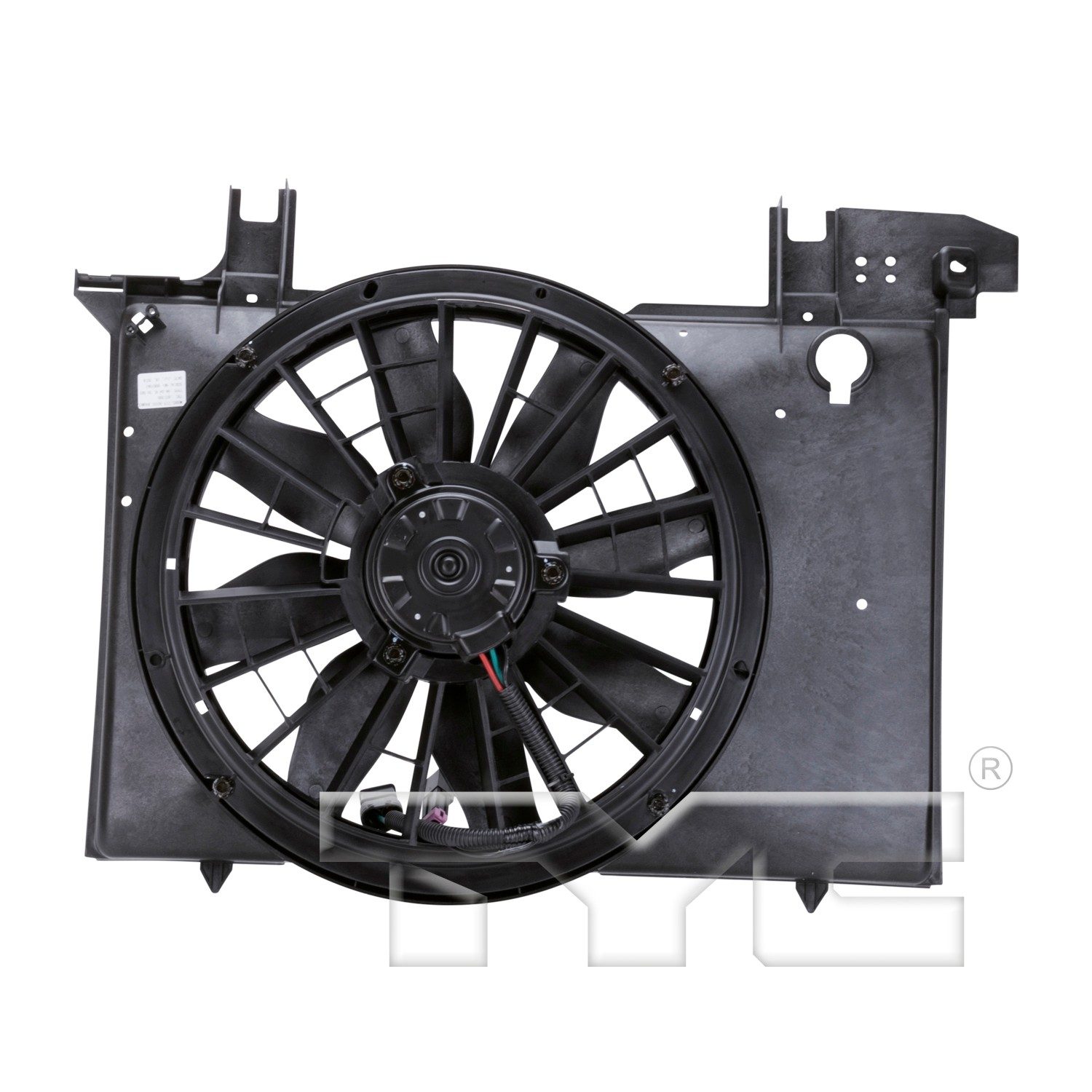 TYC Dual Radiator and Condenser Fan Assembly — image 2