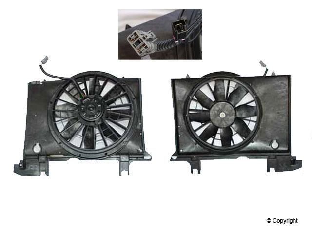 TYC Dual Radiator and Condenser Fan Assembly — image 4