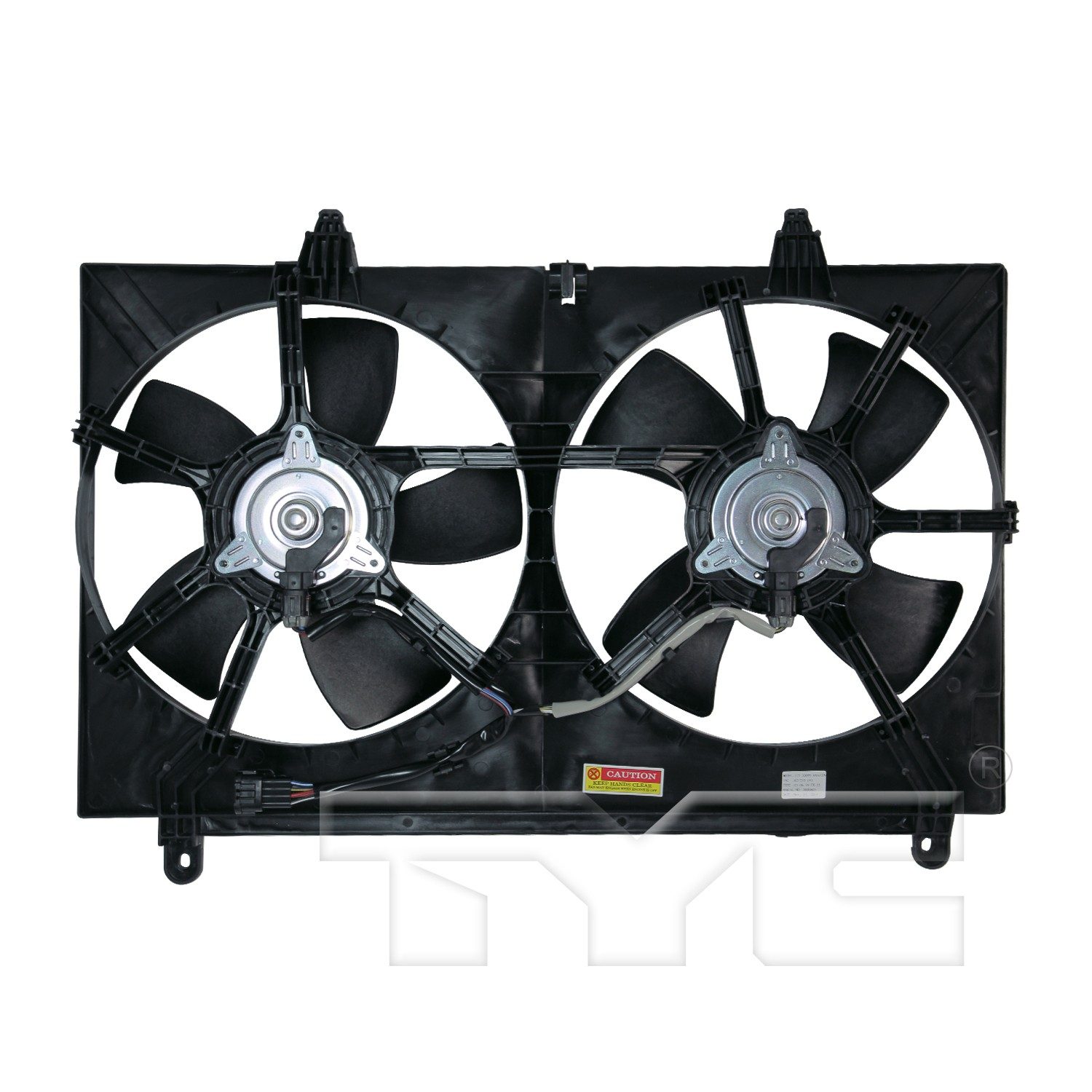 TYC Dual Radiator and Condenser Fan Assembly — image 2