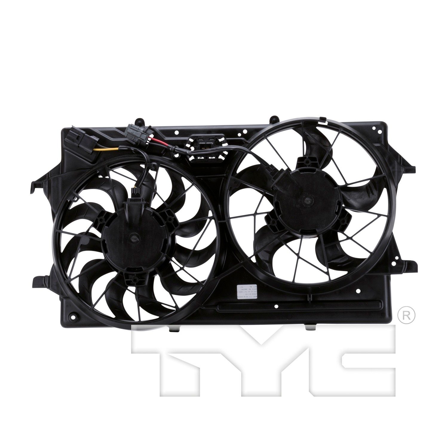 TYC Dual Radiator and Condenser Fan Assembly — image 2