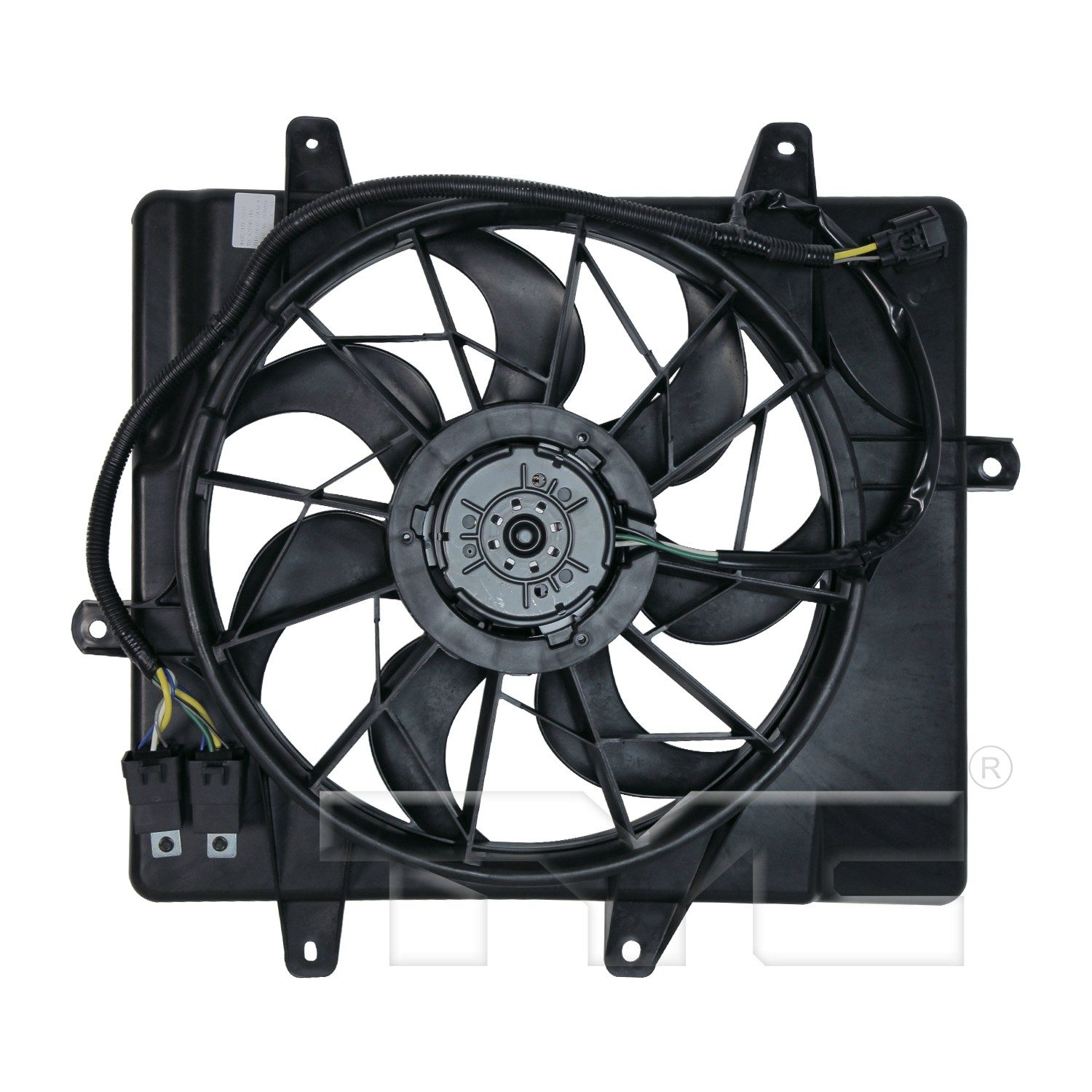 TYC Dual Radiator and Condenser Fan Assembly — image 2