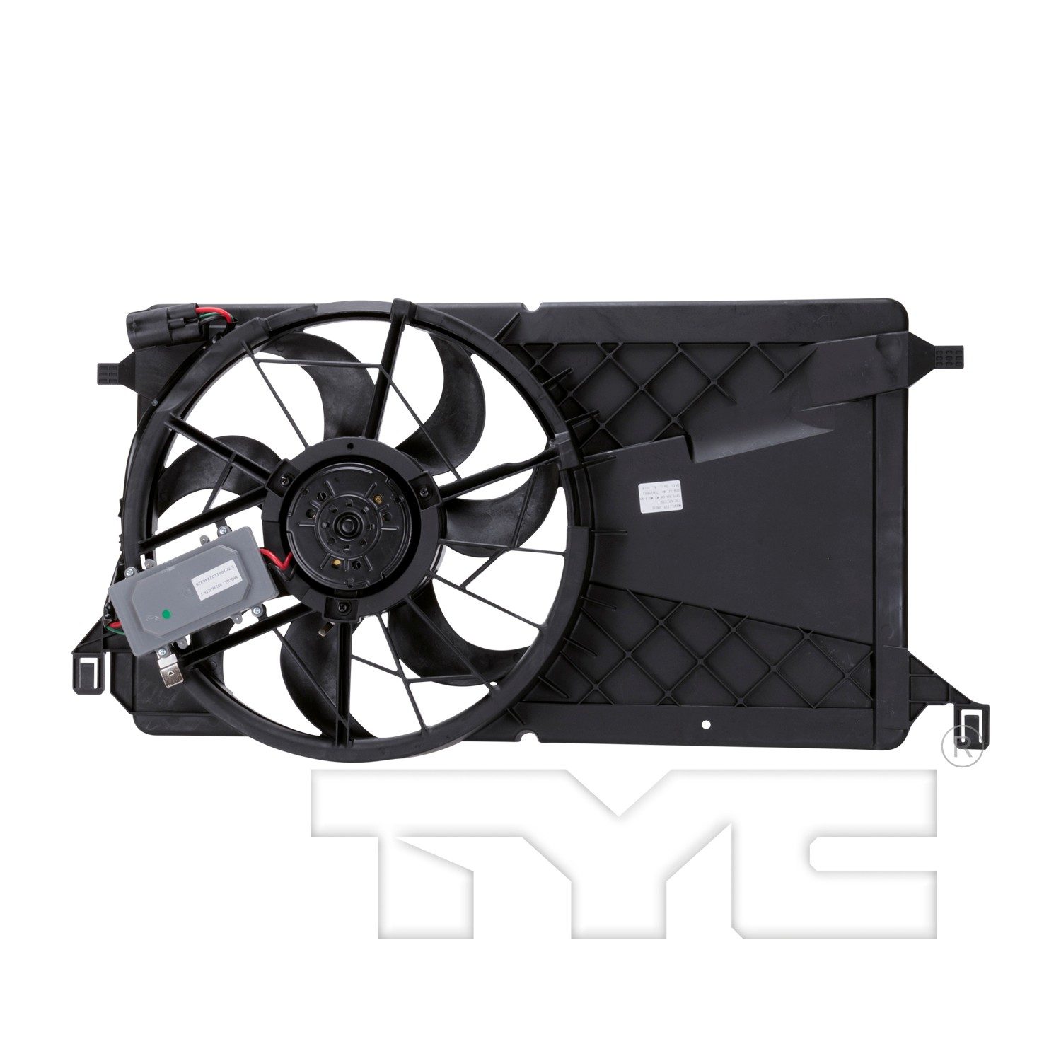 TYC Dual Radiator and Condenser Fan Assembly — image 2