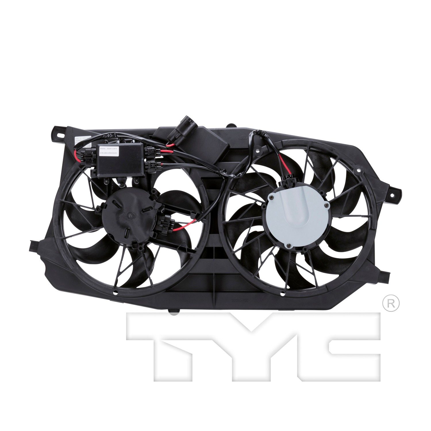 TYC Dual Radiator and Condenser Fan Assembly — image 2