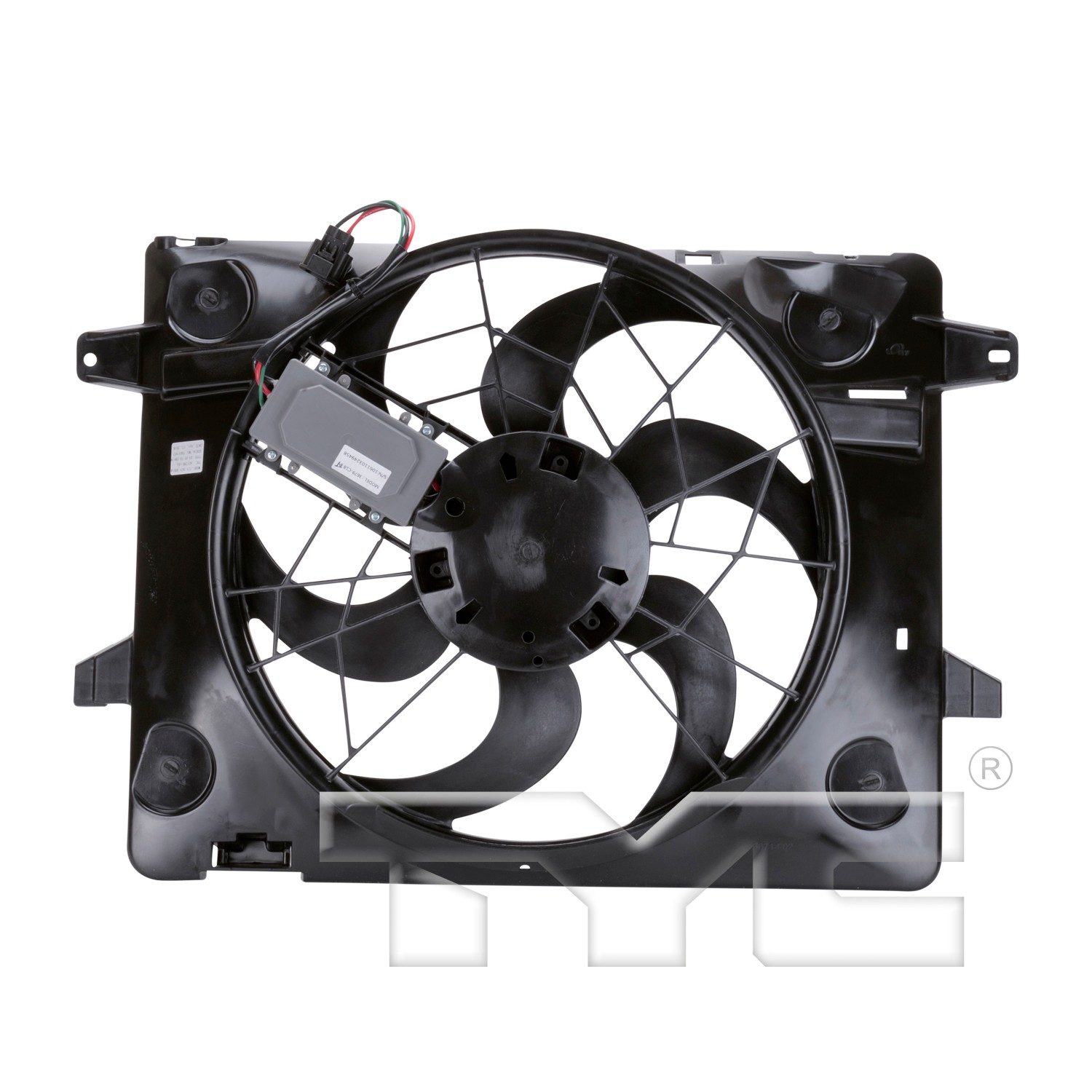 TYC Dual Radiator and Condenser Fan Assembly — image 2