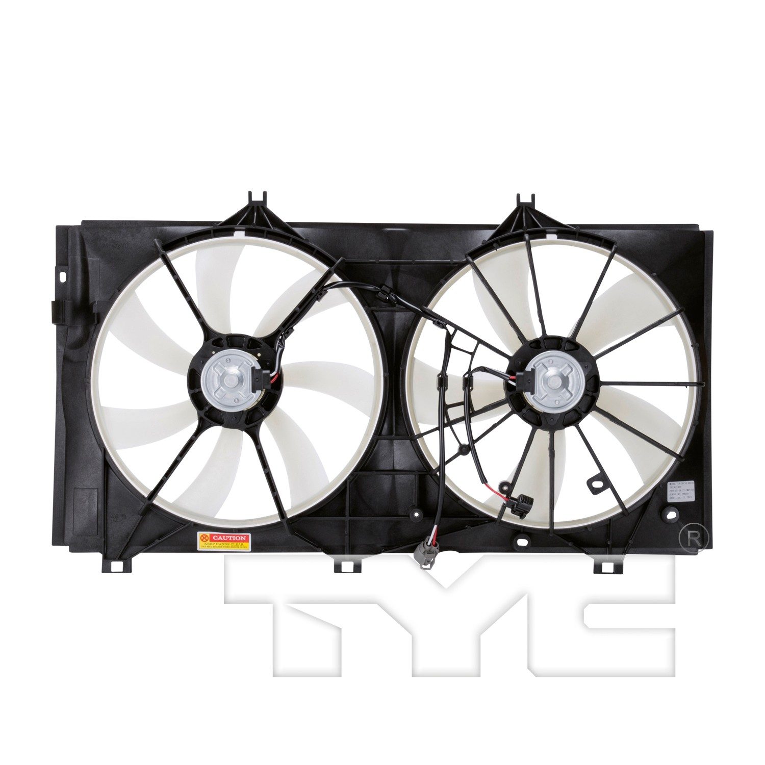 TYC Dual Radiator and Condenser Fan Assembly — image 2