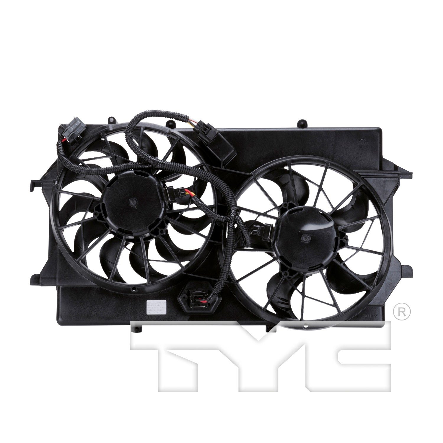 TYC Dual Radiator and Condenser Fan Assembly — image 2