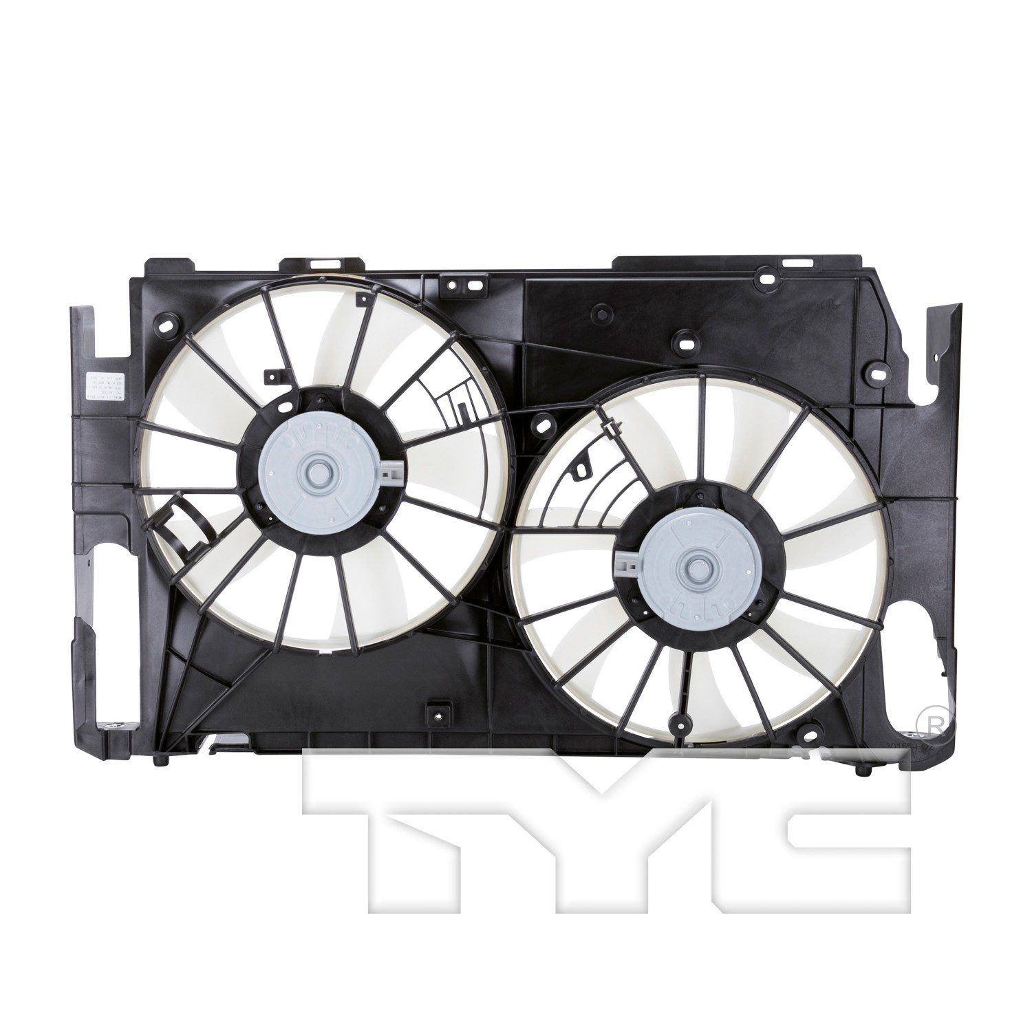 TYC Dual Radiator and Condenser Fan Assembly — image 2