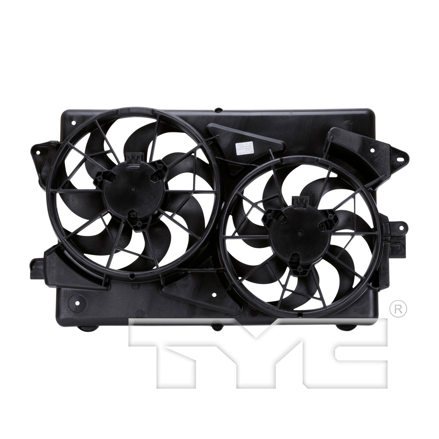 TYC Dual Radiator and Condenser Fan Assembly — image 2