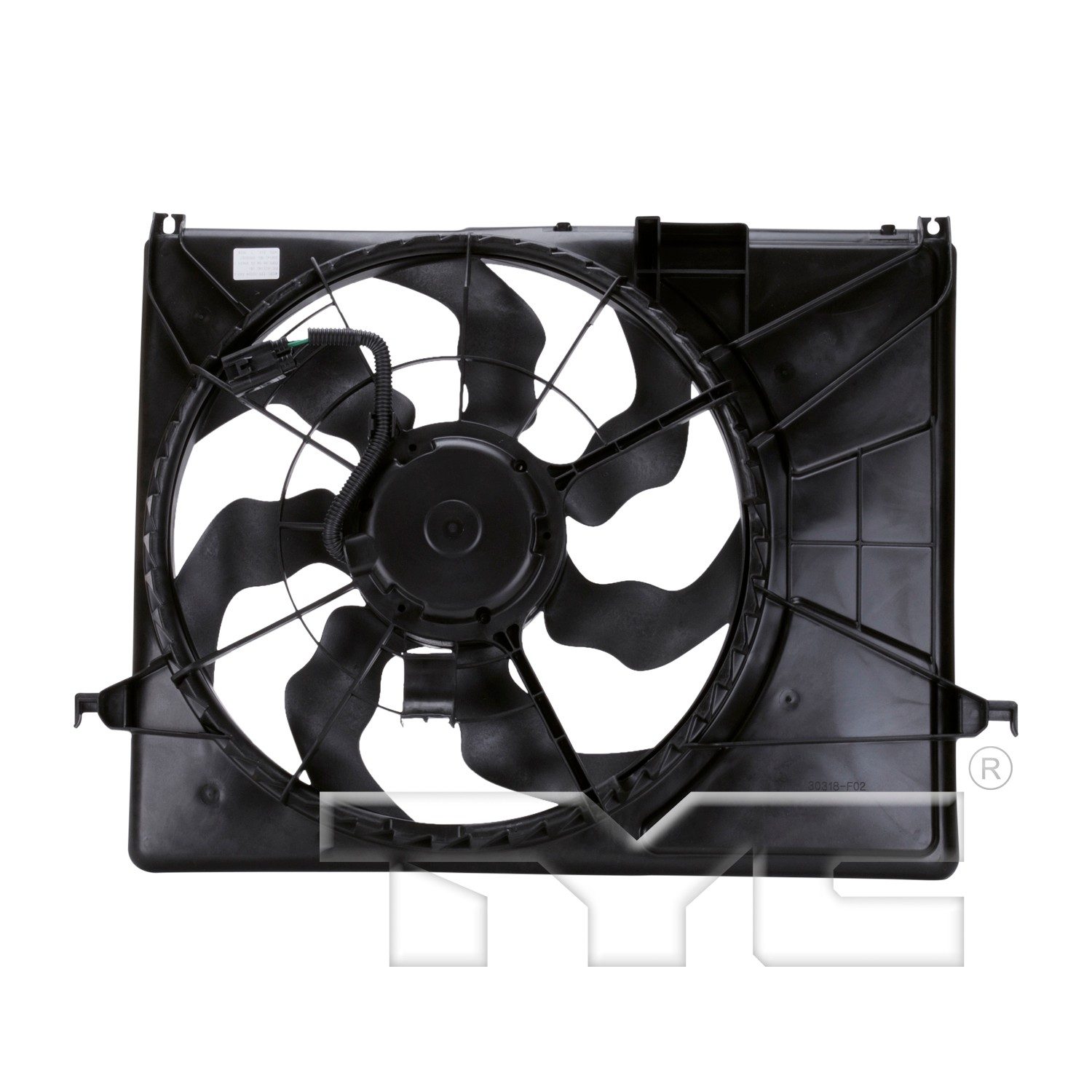 TYC Dual Radiator and Condenser Fan Assembly — image 2