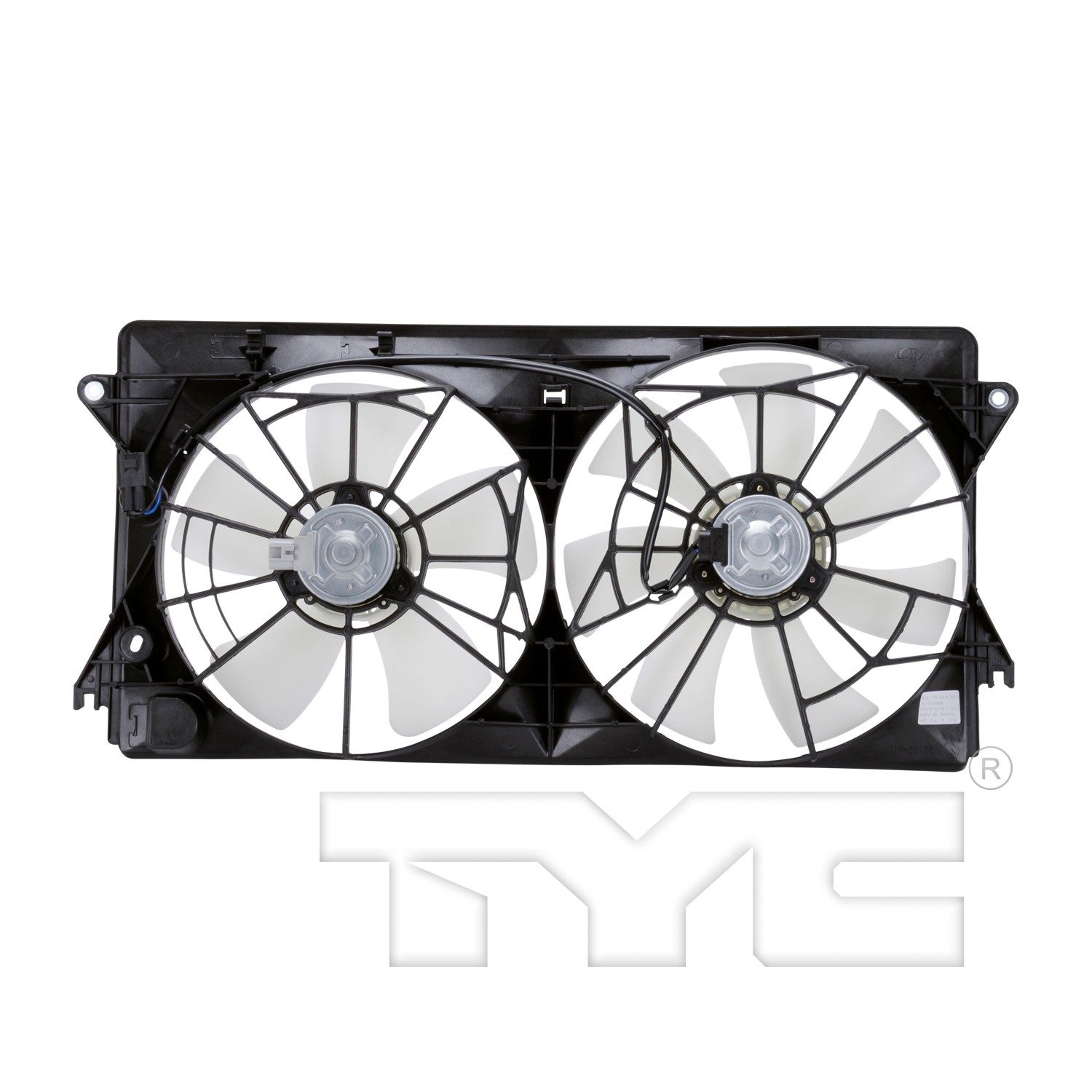 TYC Dual Radiator and Condenser Fan Assembly — image 2