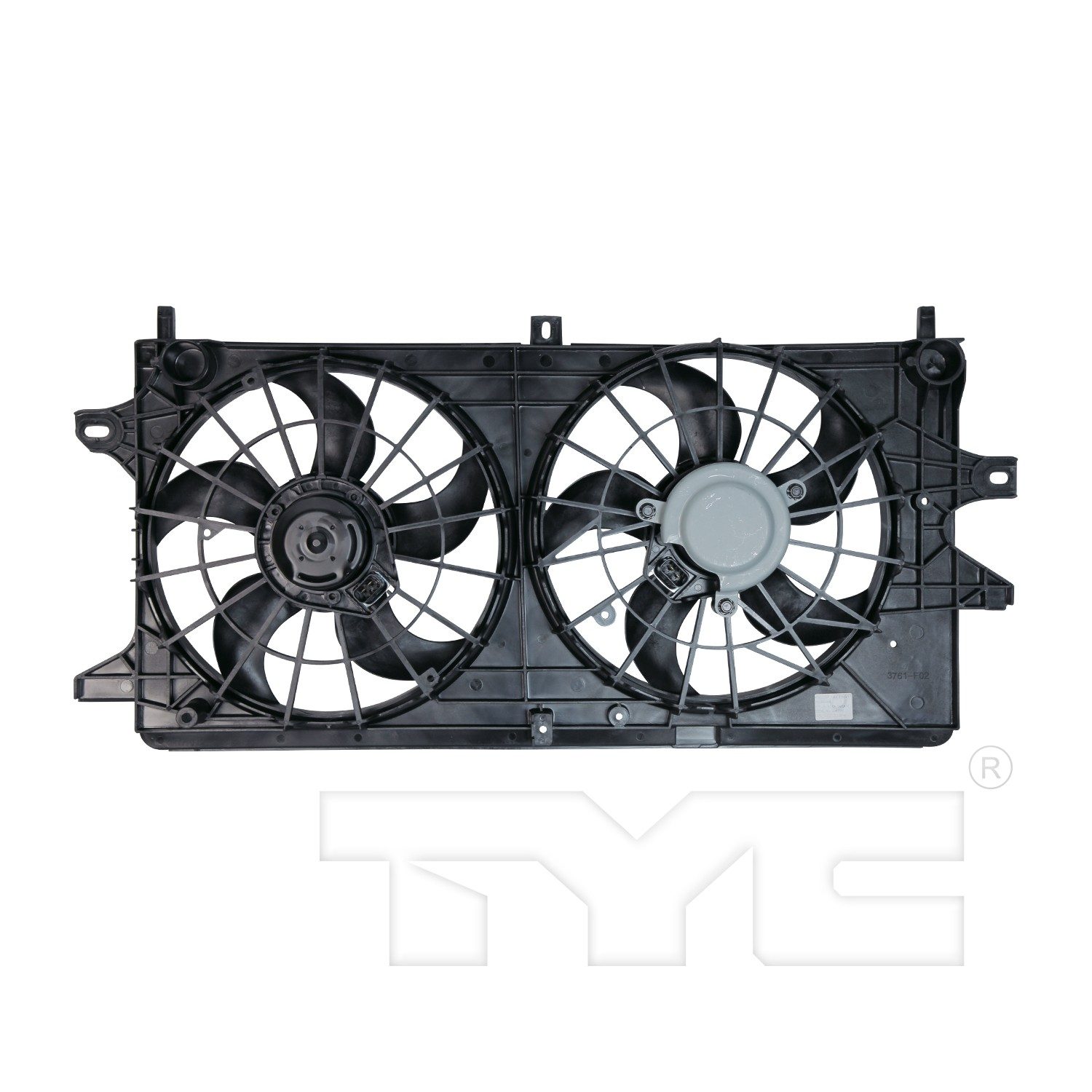 TYC Dual Radiator and Condenser Fan Assembly — image 2