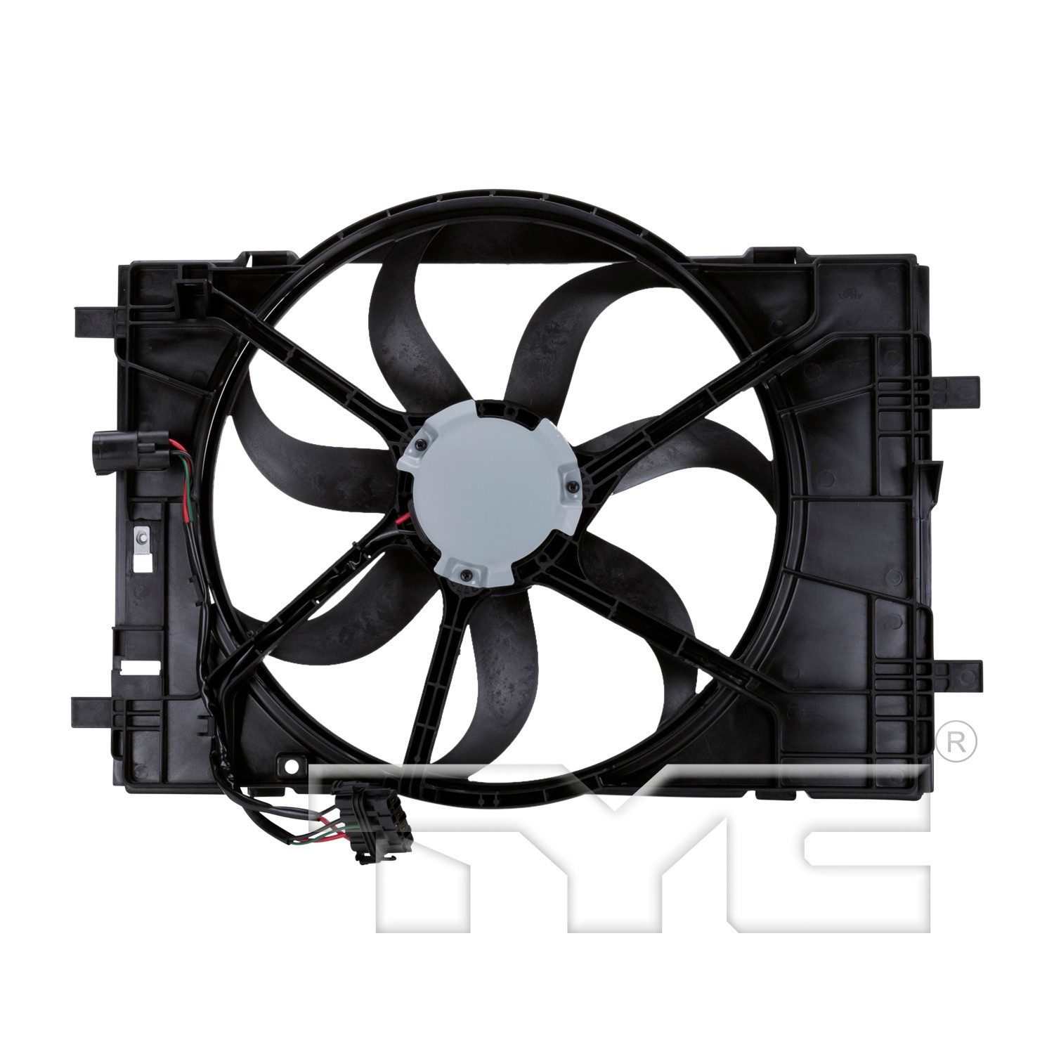 TYC Dual Radiator and Condenser Fan Assembly — image 2