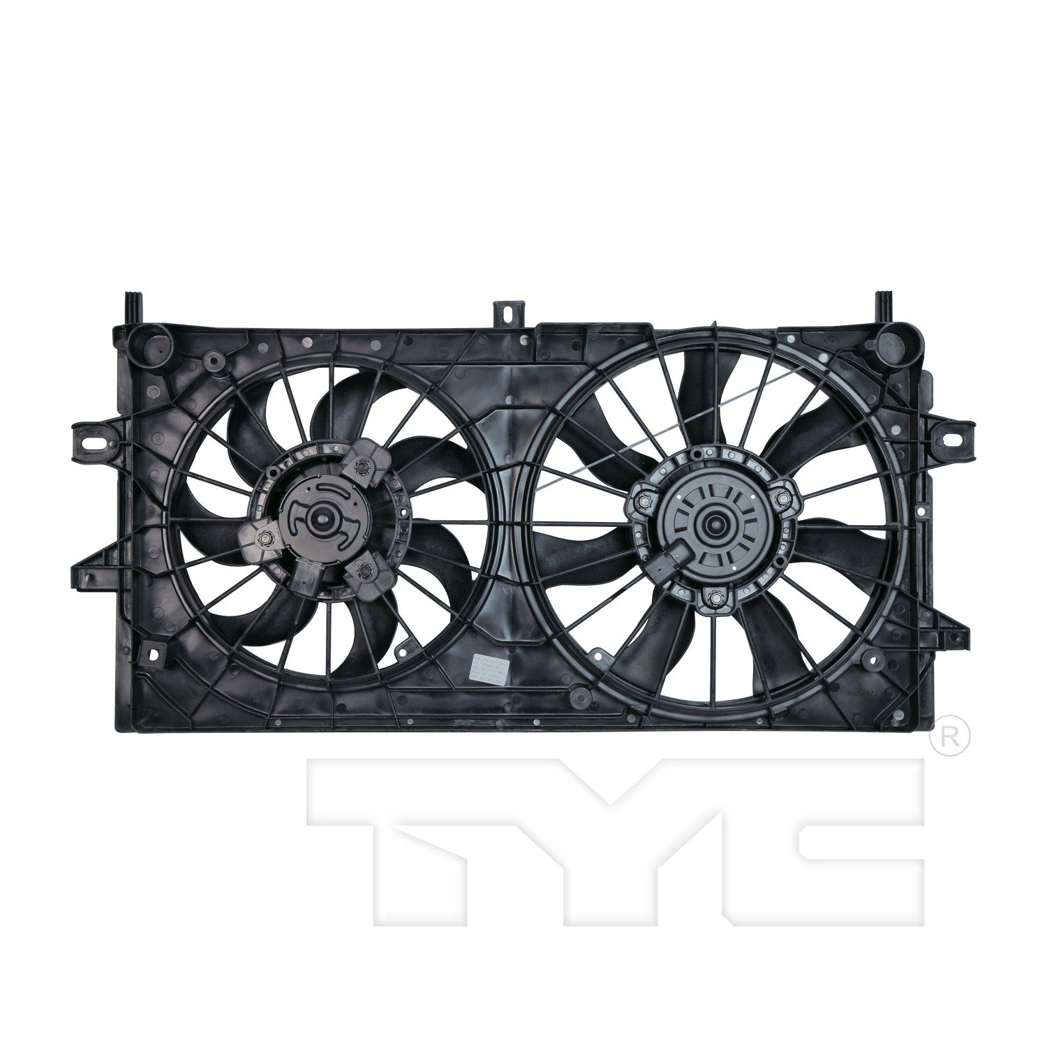 TYC Dual Radiator and Condenser Fan Assembly — image 2