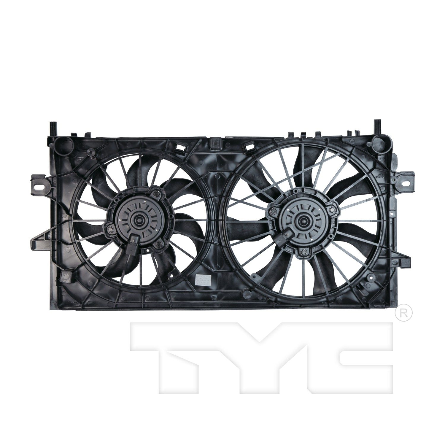 TYC Dual Radiator and Condenser Fan Assembly — image 2