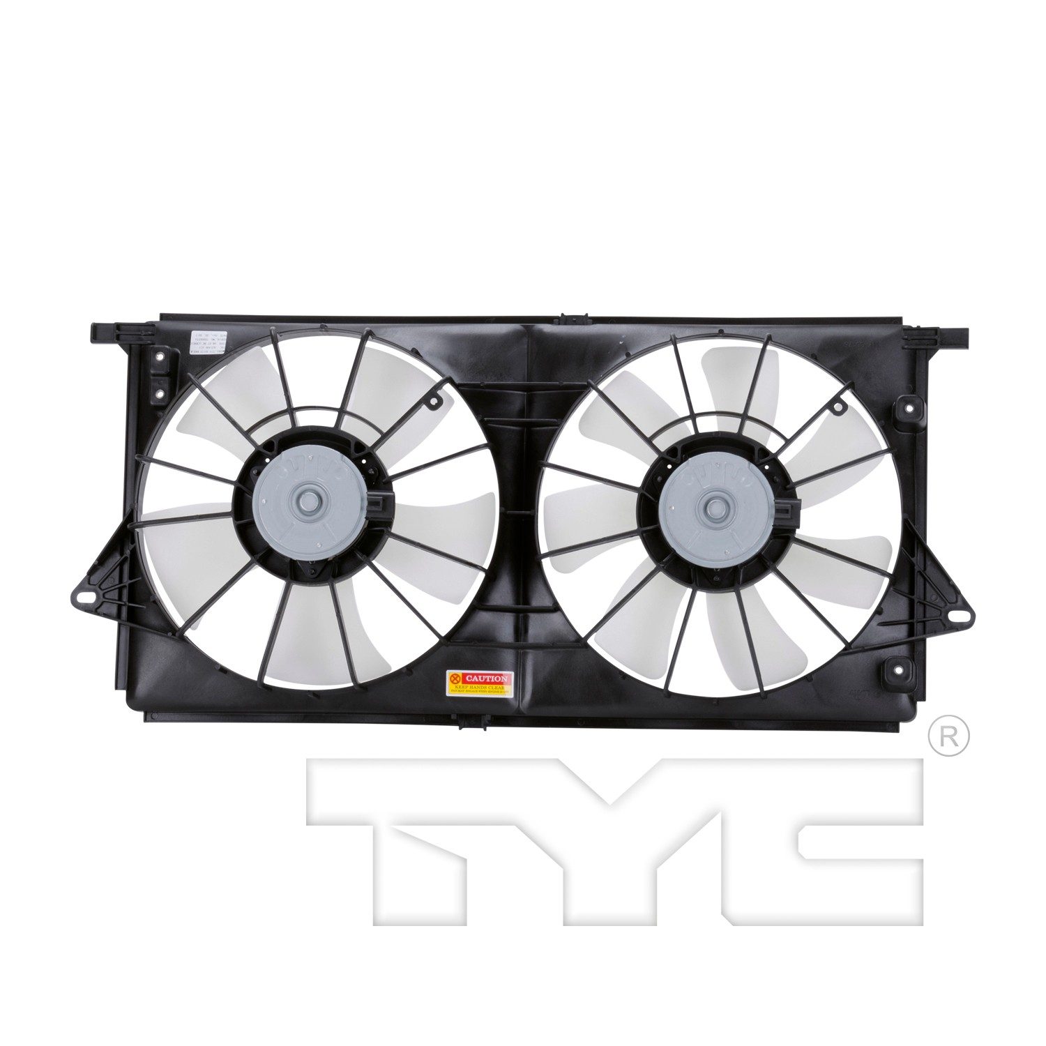 TYC Dual Radiator and Condenser Fan Assembly — image 2