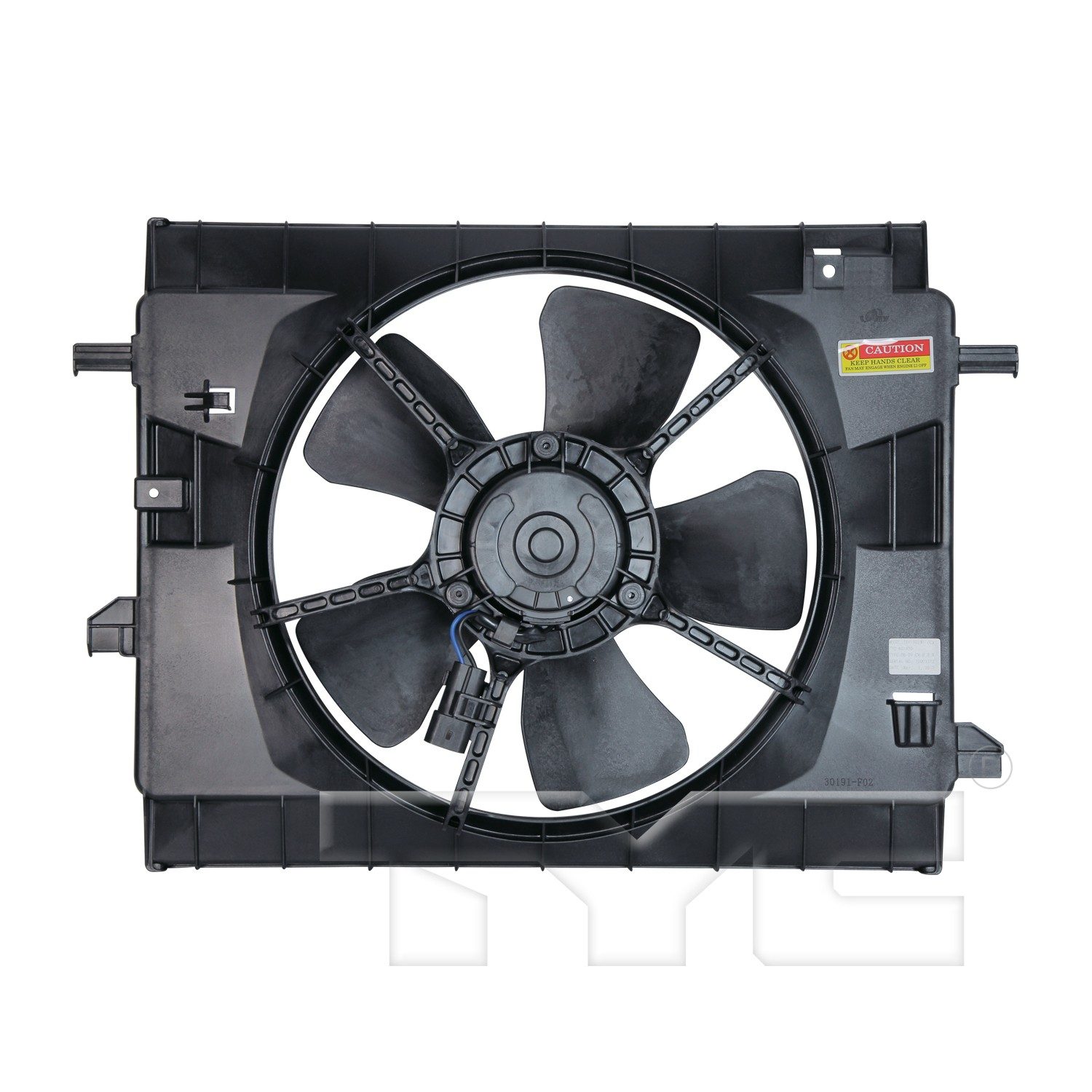 TYC Dual Radiator and Condenser Fan Assembly — image 2