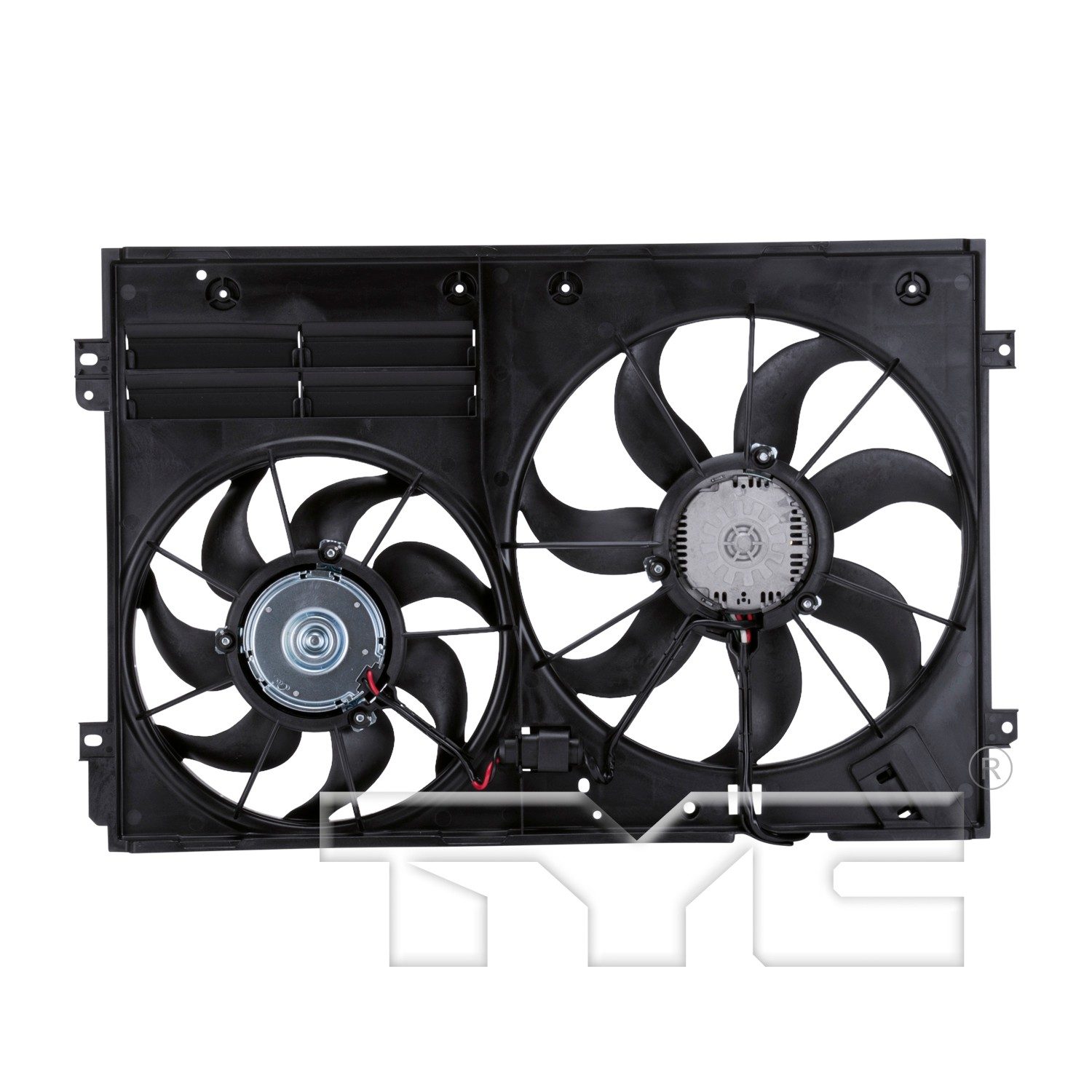 TYC Dual Radiator and Condenser Fan Assembly — image 2