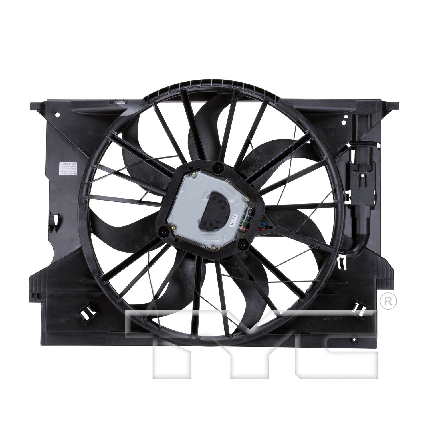 TYC Dual Radiator and Condenser Fan Assembly — image 2