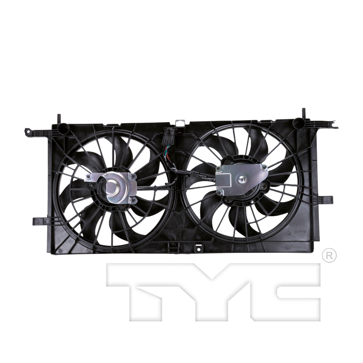 TYC Dual Radiator and Condenser Fan Assembly — image 2