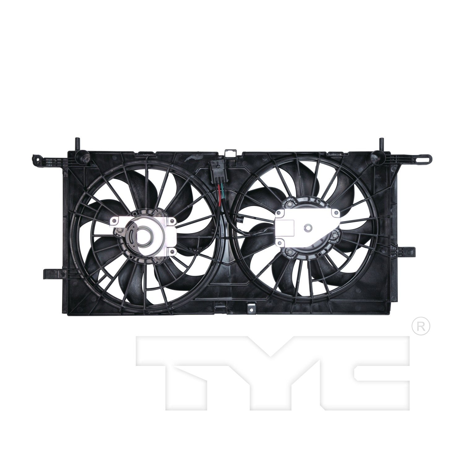 TYC Dual Radiator and Condenser Fan Assembly — image 2