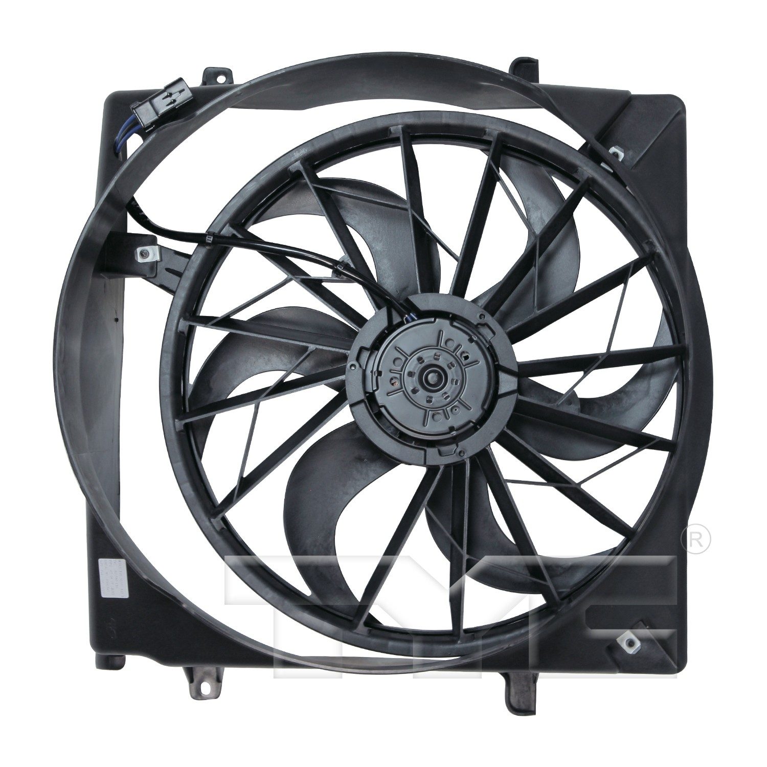TYC Dual Radiator and Condenser Fan Assembly — image 2