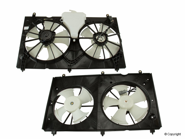 TYC Dual Radiator and Condenser Fan Assembly — image 4