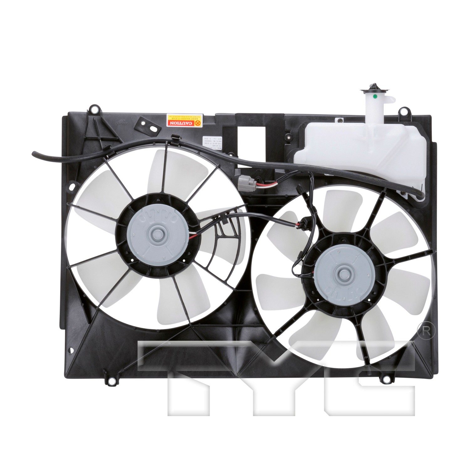TYC Dual Radiator and Condenser Fan Assembly — image 2